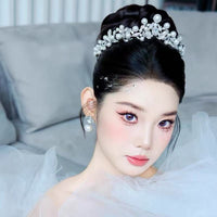 st1-st1-17815 Princess &Pearls Wedding Tiaras Crowns