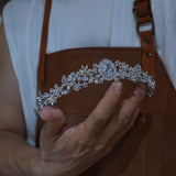 vintage Wedding Tiaras taira with tassel 17884