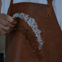 vintage Wedding Tiaras taira with tassel 17884