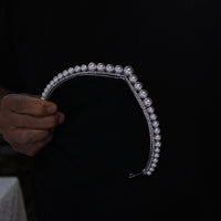 17927 Korean Pearls&Crystal Wedding Tiaras Headpieces