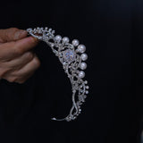 Korean pearls&zircon Wedding Tiaras crown 17933