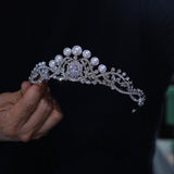 Korean pearls&zircon Wedding Tiaras crown 17933