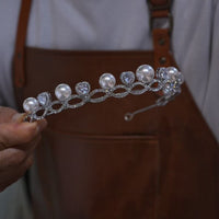 Korean pearlsWedding Tiaras crown 17934