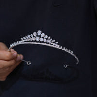 Fashion zircon brides Tiaras crown 17946