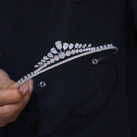 Fashion zircon brides Tiaras crown 17946