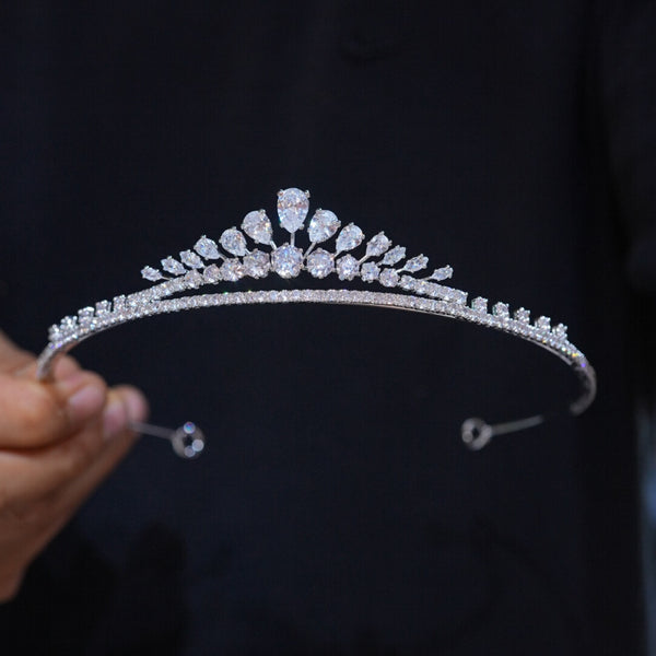 Fashion zircon brides Tiaras crown 17946