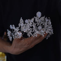 European zircon brides Tiaras crown 17983