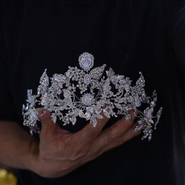 European zircon brides Tiaras crown 17983