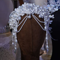 European pearl foreheand brides Tiaras crown 17995