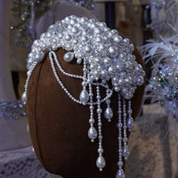 European pearl foreheand brides Tiaras crown 17995
