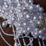 European pearl foreheand brides Tiaras crown 17995