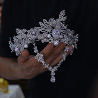 European pearl  brides Tiaras crown 17996