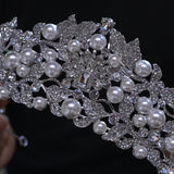European Zircon Wedding Tiaras Crown 18008