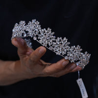 oversize pearl brides Tiaras crown 18015