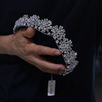 oversize pearl brides Tiaras crown 18015