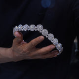 Fashion Zircon Wedding Tiaras Great Crown 18019