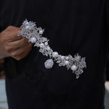 European Round Zircon Wedding Tiaras Crown 18022