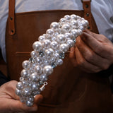 Baroque Pearls&Crystals Wedding Crown Headpieces 18025