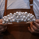 Baroque Pearls&Crystals Wedding Crown Headpieces 18025
