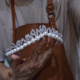 Fashion Zircon Wedding Tiaras Great Crown 18028