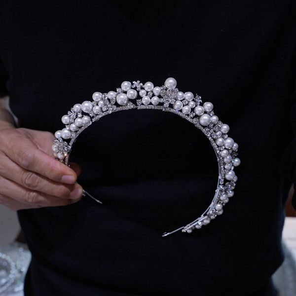 Queen Zircon Wedding Tiaras Great Crown 18039