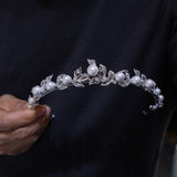 Cute Zircon Wedding Tiaras Crown 18045