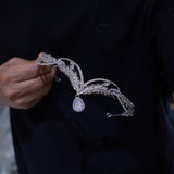 Foreheadn Zircon Wedding Tiaras Crown 18047