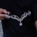 Foreheadn Zircon Wedding Tiaras Crown 18047