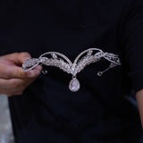 Foreheadn Zircon Wedding Tiaras Crown 18047