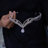 Foreheadn Zircon Wedding Tiaras Crown 18047