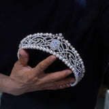 Great Zircon Queen Wedding Tiaras Crown 18072
