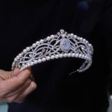 Great Zircon Queen Wedding Tiaras Crown 18072