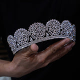 Great Zircon Queen Wedding Tiaras Crown 18078