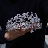 Brides Forehead Zircon Tiaras Crown for Wedding 18087