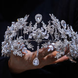 Brides Forehead Zircon Tiaras Crown for Wedding 18087