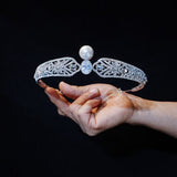 Sparkle Crystals Wedding Crown Headpieces 18157