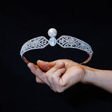 Sparkle Crystals Wedding Crown Headpieces 18157