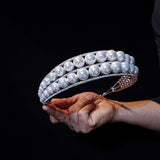 Sparkle Crystals Wedding Crown Headpieces 18161