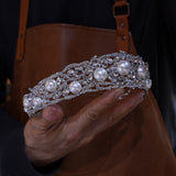 Elegant Crystal Brides Crown Headpieces 18162