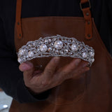 Elegant Crystal Brides Crown Headpieces 18162