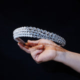 Princess Pearls&Crystals Wedding Crown Headpieces 18173