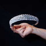 Princess Pearls&Crystals Wedding Crown Headpieces 18173