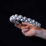 Princess Pearls&Crystals Wedding Crown Headpieces 18174