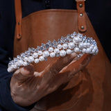 Princess Pearls&Crystals Wedding Crown Headpieces 18175