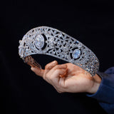 Baroque Crystals Wedding Crown Headpieces 18194