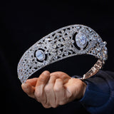 Baroque Crystals Wedding Crown Headpieces 18194