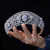 Baroque Crystals Wedding Crown Headpieces 18194