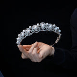 Classic Crystals Wedding Crown Headpieces 18197