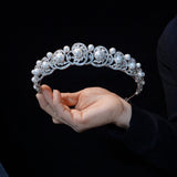 Classic Crystals Wedding Crown Headpieces 18197