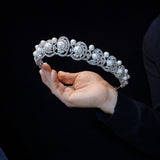 Classic Crystals Wedding Crown Headpieces 18197